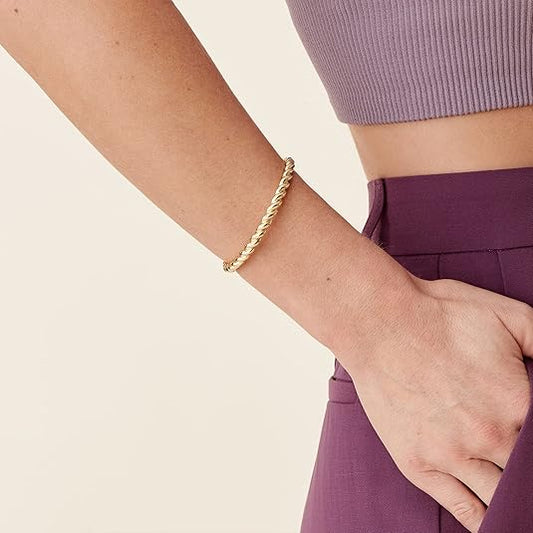 Twisted Bracelet | Gold