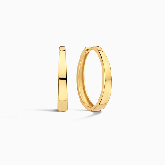 Gia Statement Hoops | Gold