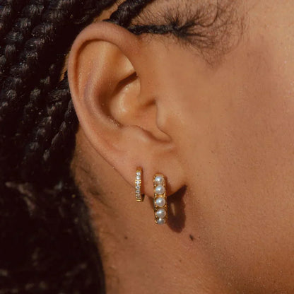 Mother-of-Pearl Charm Earrings